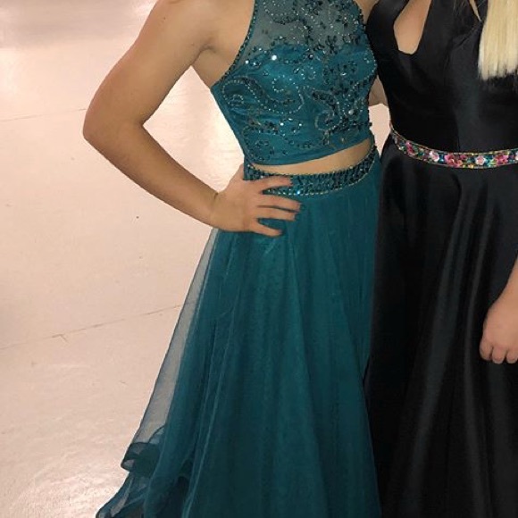 dillards piece prom dresses - Main Image